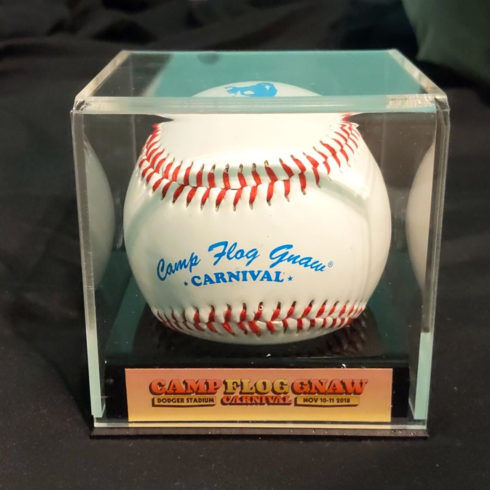 Camp Flog Gnaw Novelty Baseball